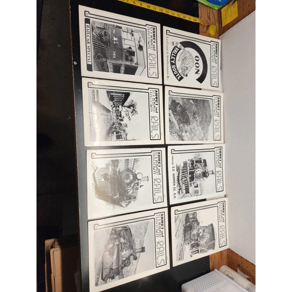 14‎ Issues of 1986 Short & Narrow Rails # 6, 8 - 20